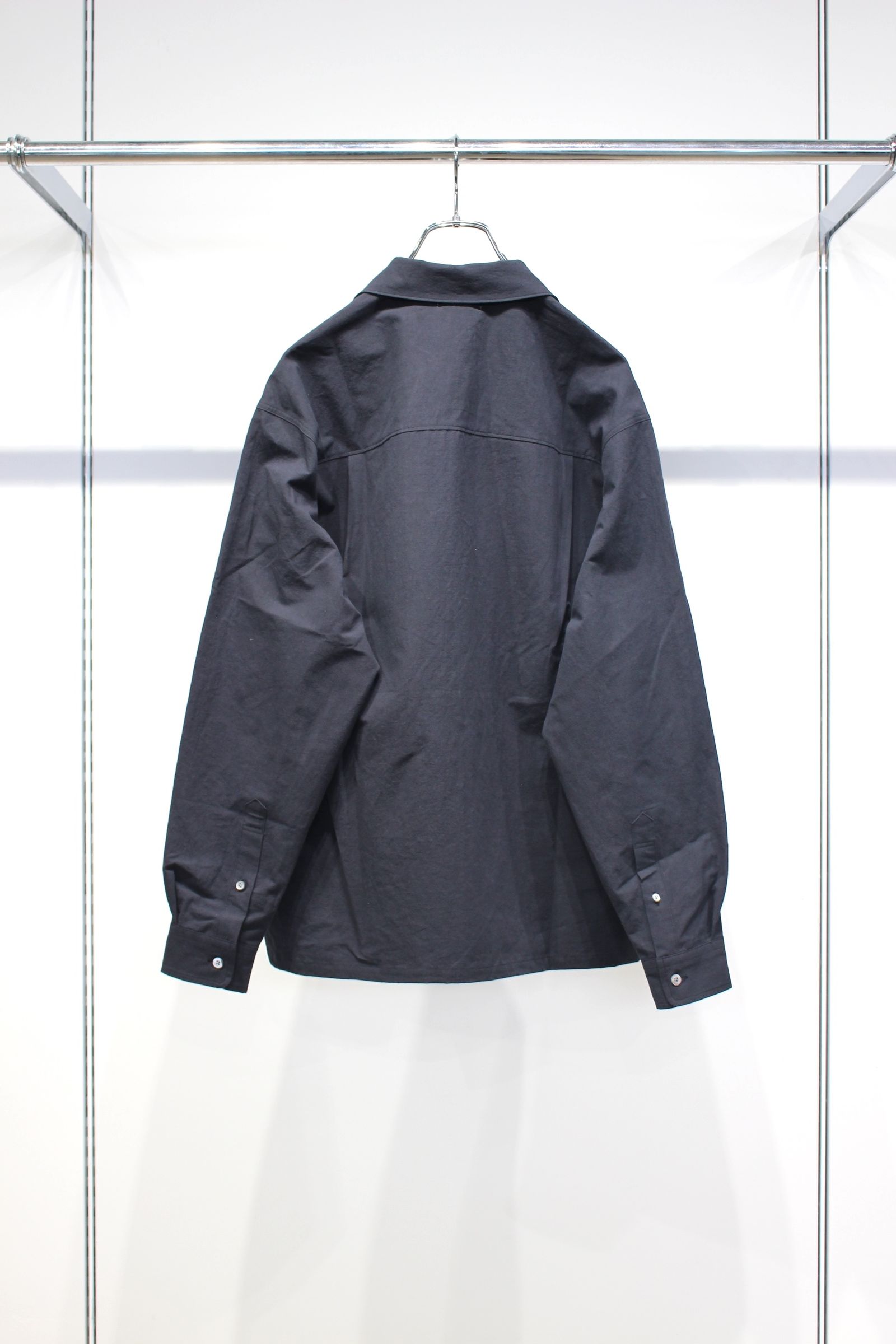 COTTON / LINEN WASHER JACKET | SUMIKORO | シャツ