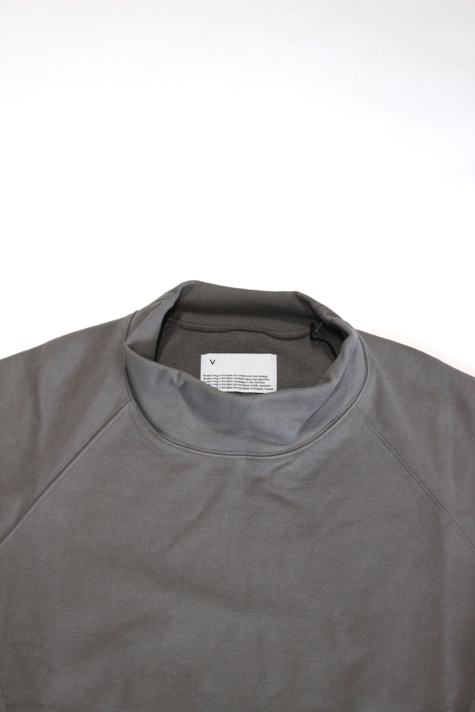 Pile Shape Knitted Sweat (Hi-neck)/ハイネックスウェット