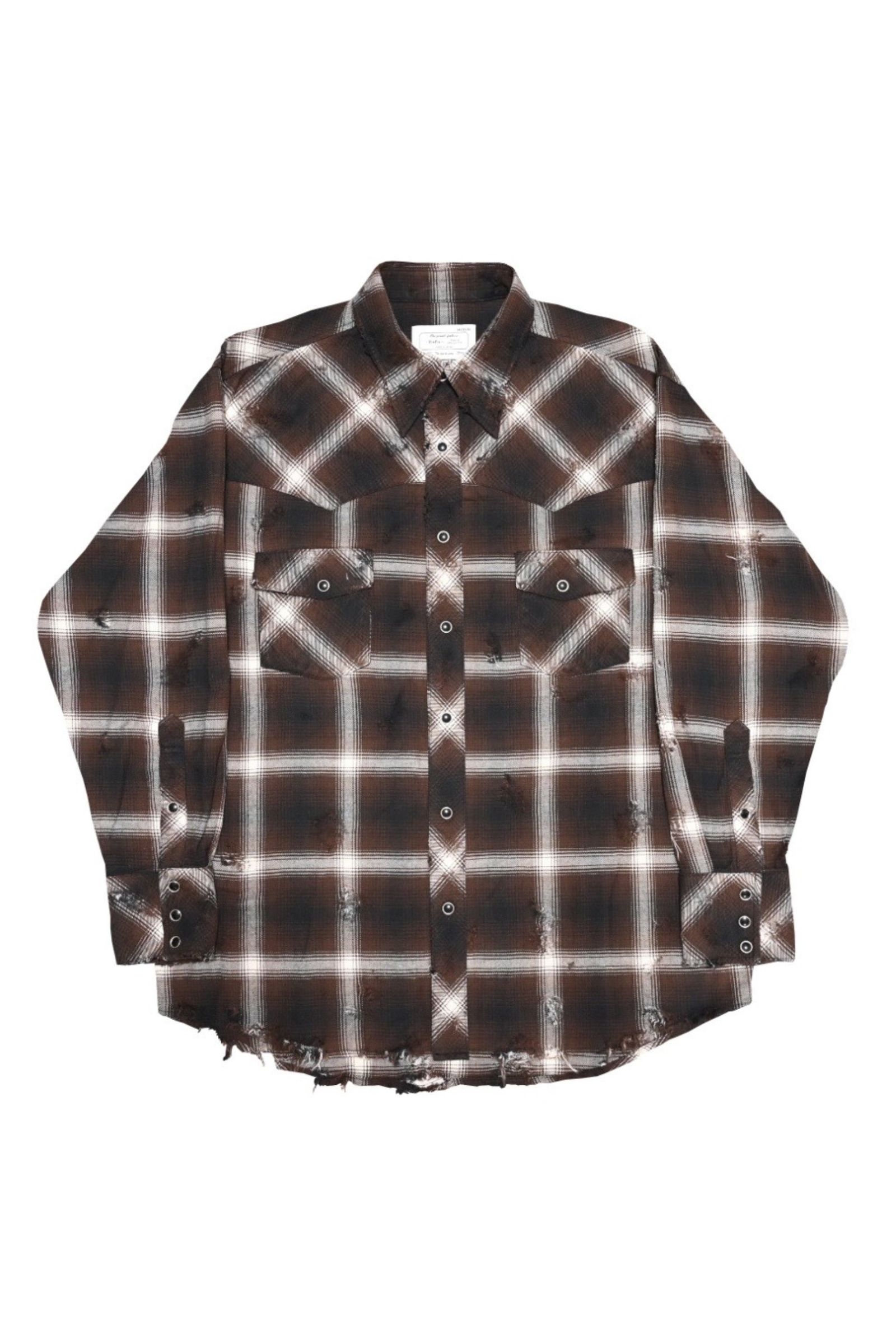 Rafu - Western shirt/BLUE | NapsNote