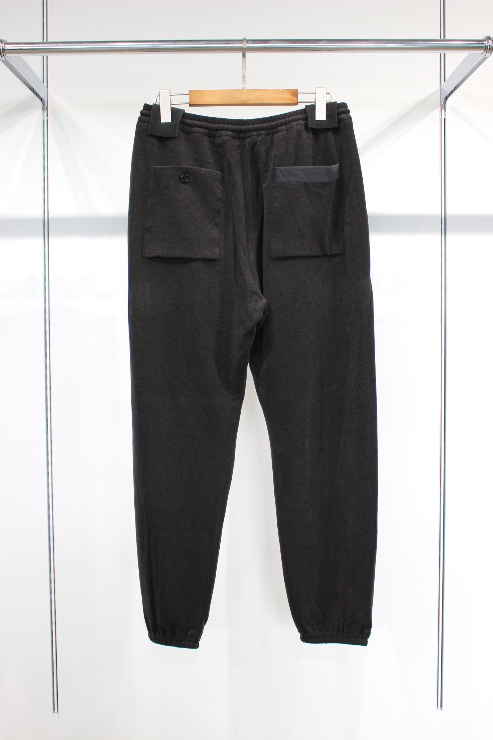 WOOL FLEECE JOGGER/GUNMETAL
