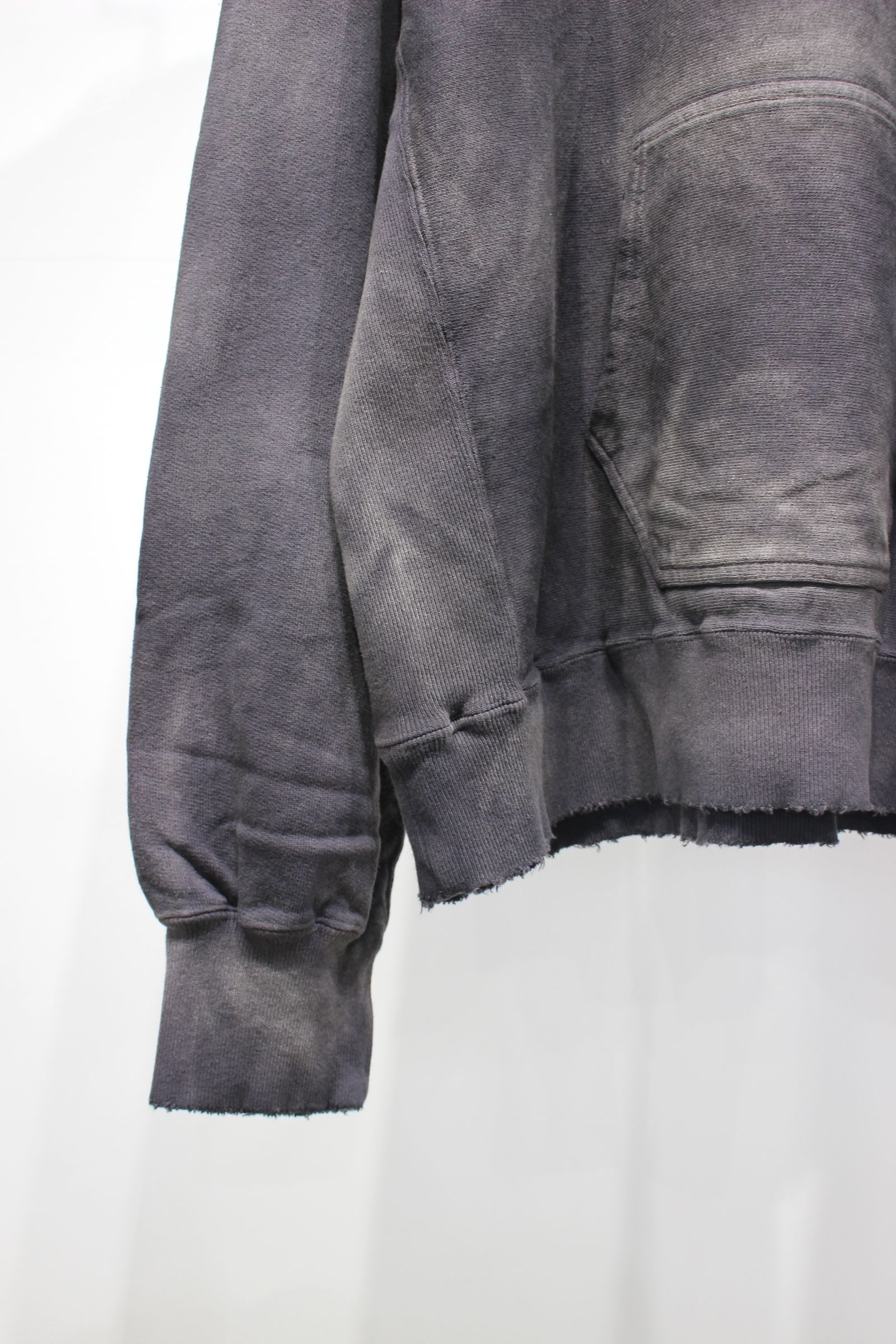 SWITCHING HOODIE | BLACK | フーディー