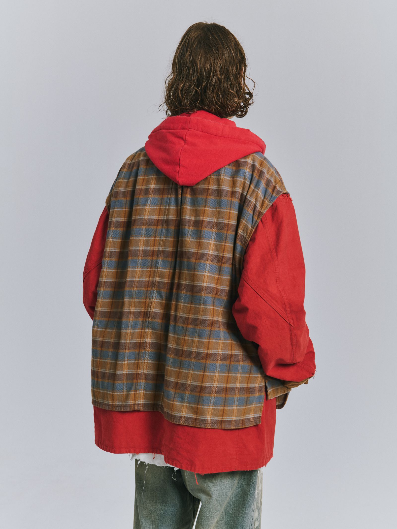 REVERSIBLE WORK JACKET | RED | リバーシブルジャケット