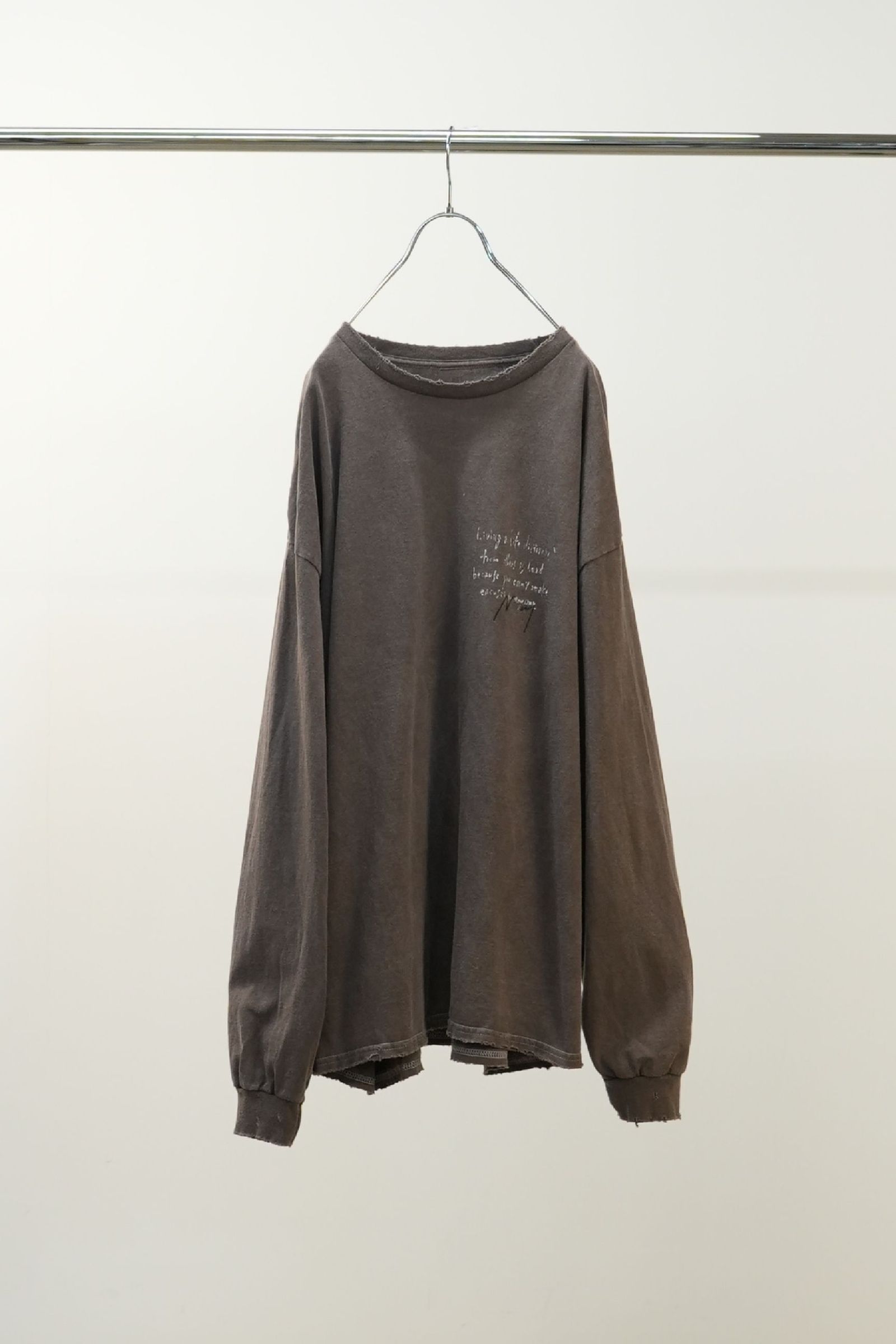 美品 24AW ANCELLM ダメージ カットソー 長袖 Tシャツ 427P▲ ANCELLM - アンセルム | 正規通販『NapsNote』