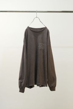 MASSAGE L/S T-SHIRT | BROWN | カットソー