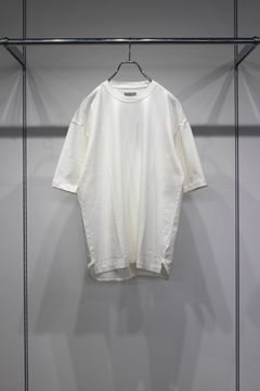 BASIC COTTON CREW-NECK TEE | WHITE | カットソー