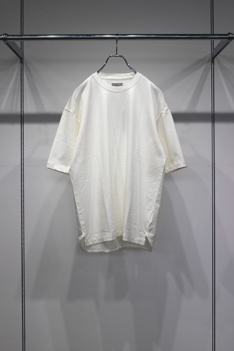 BASIC COTTON CREW-NECK TEE | WHITE | カットソー