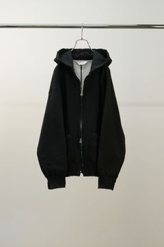 ZIP UP HOODIE | BLACK | フーディー
