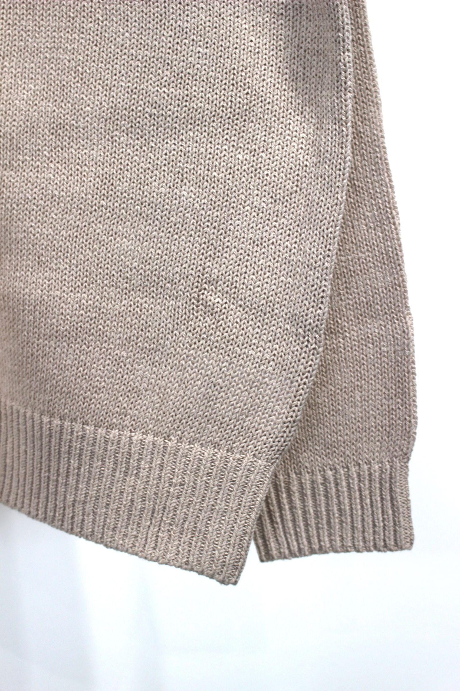 DRY COTTON KNIT CARDIGANE/コットンニットカーディガン