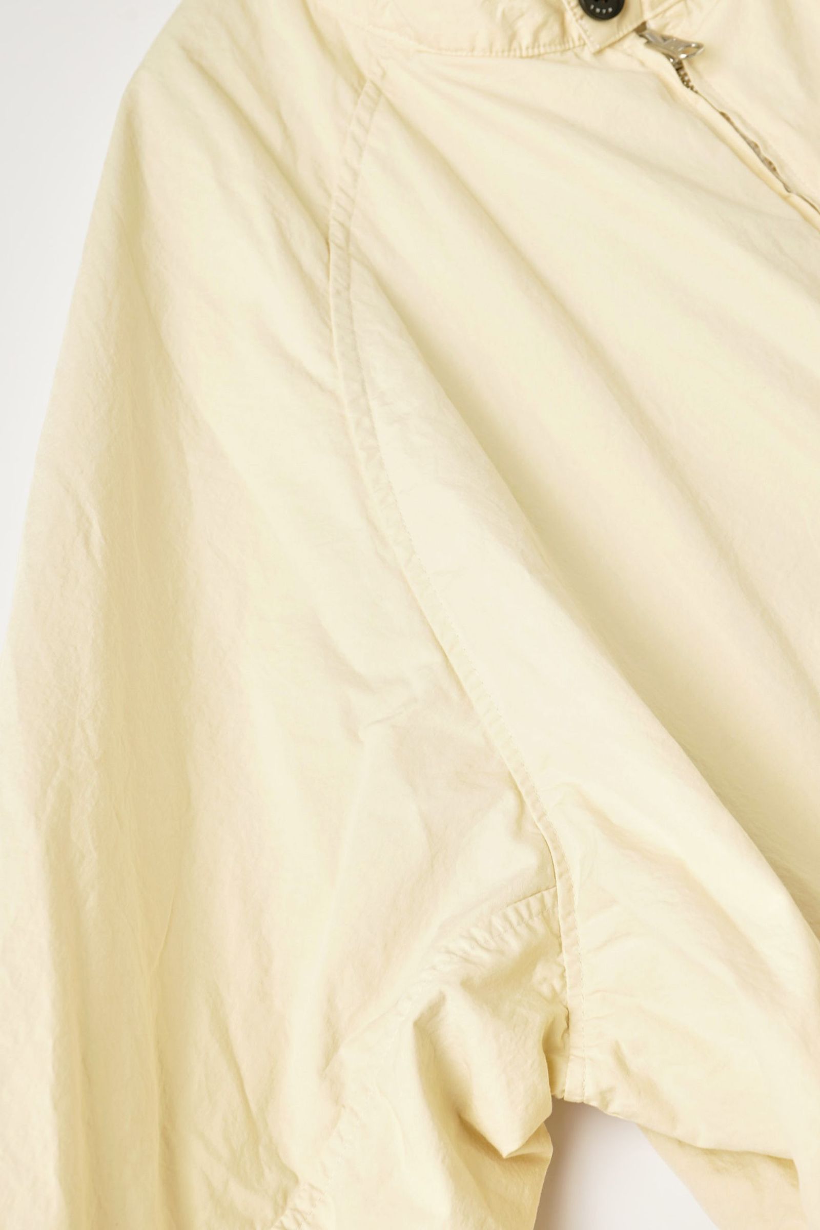 REVERSIBLE HARRINGTON JACKET : IRREGULAR INSIDE OUT | OFF - YELLOW | リバーシブルブルゾン