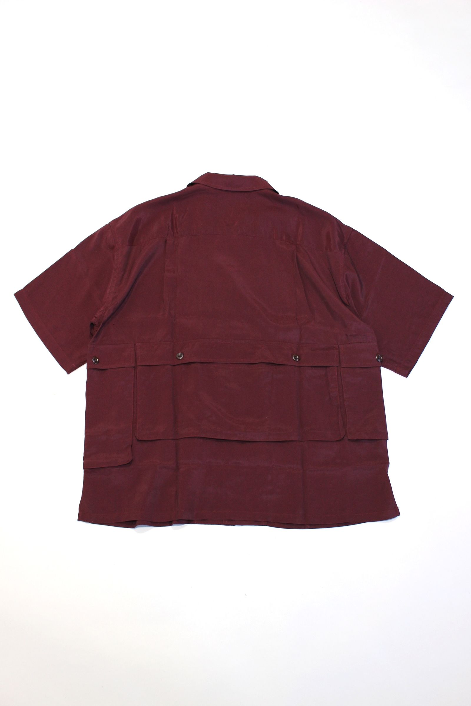 [ラスト1点] DRUG DELLAR SHIRTS | BURGUNDY | シャツ
