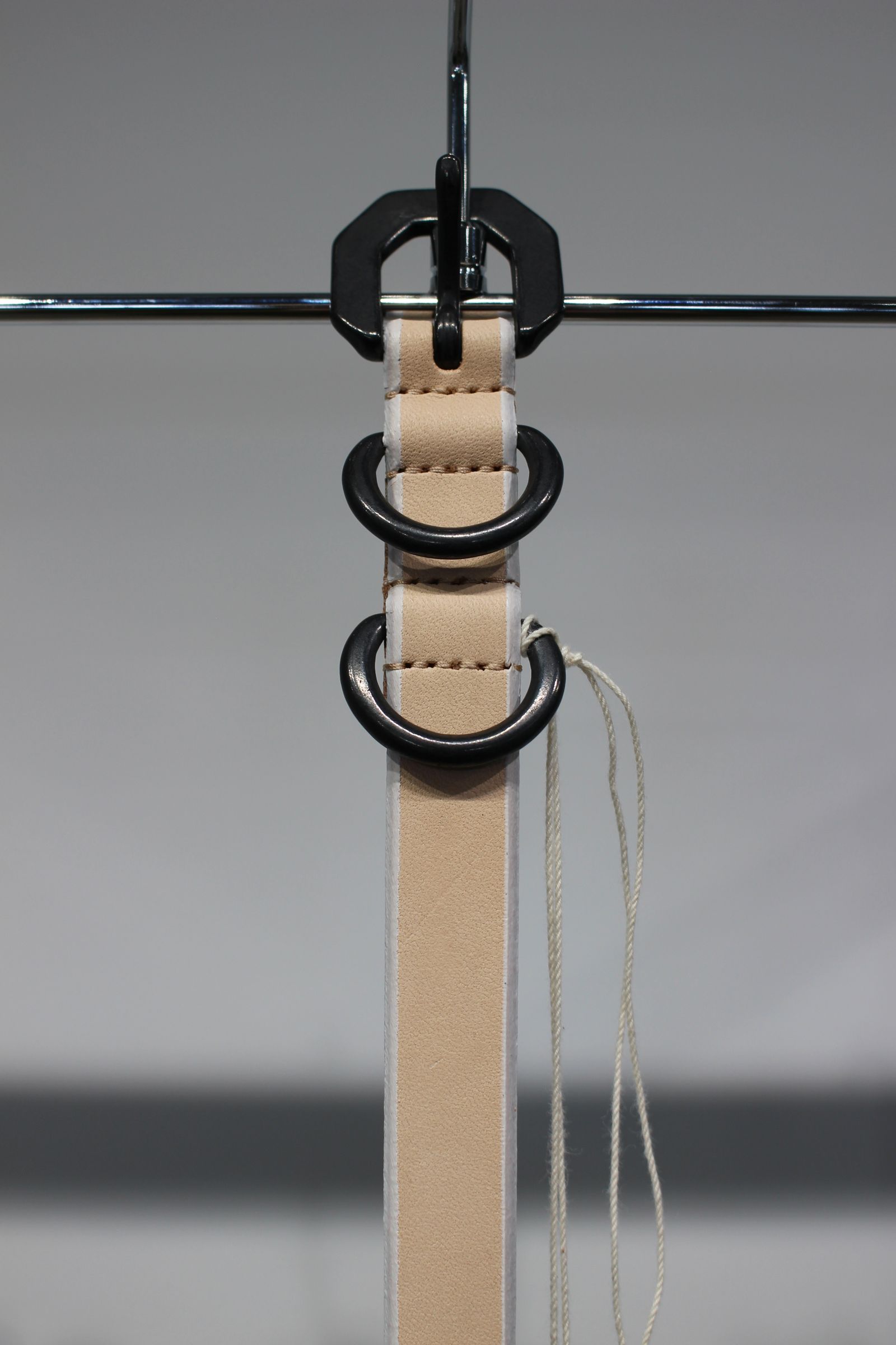 NARROW LEATHER BELT | NATURAL | ベルト