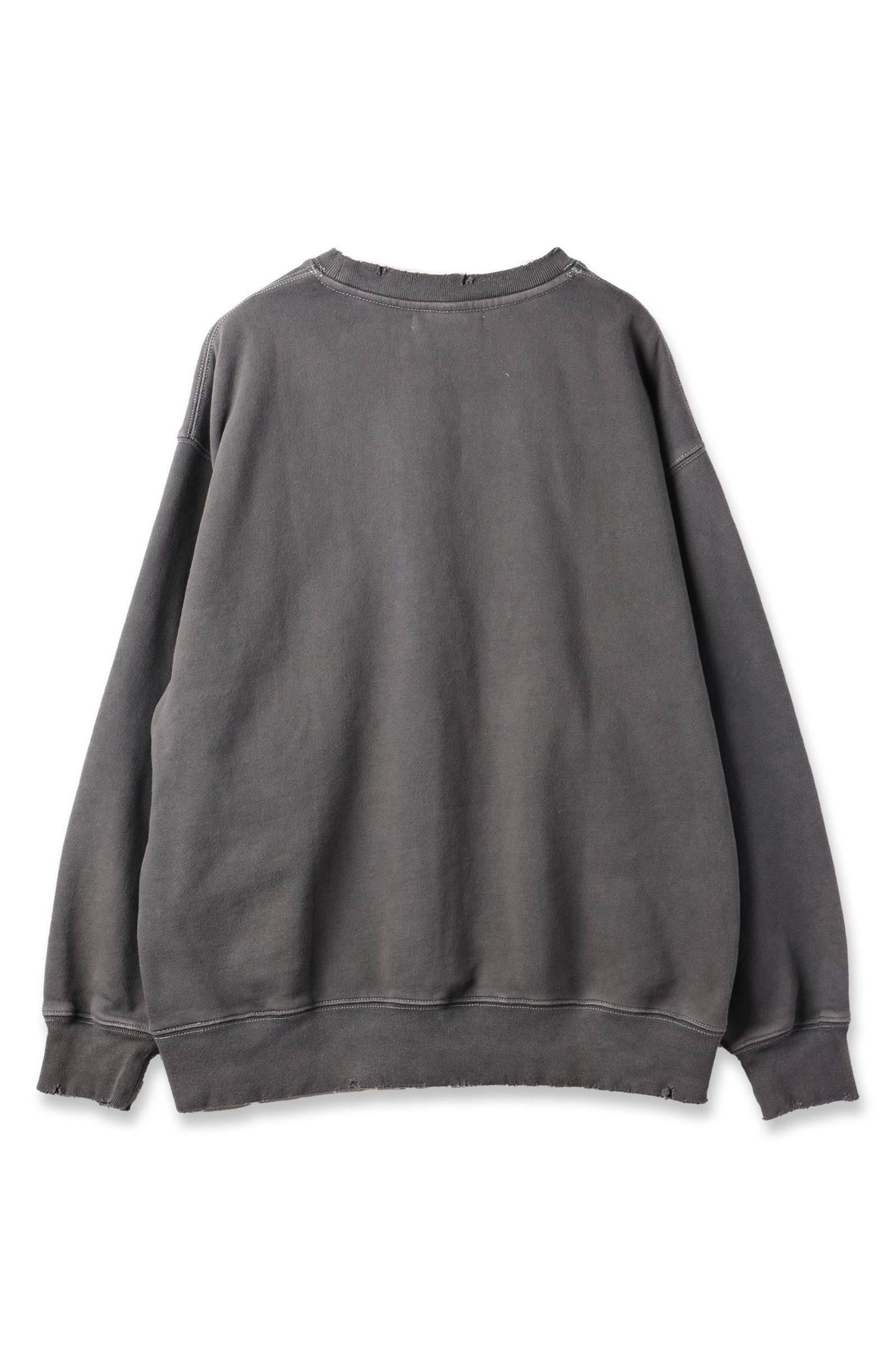 JieDa - J LOGO DAMEGE SWEAT CREW | RED | スウェット | NapsNote