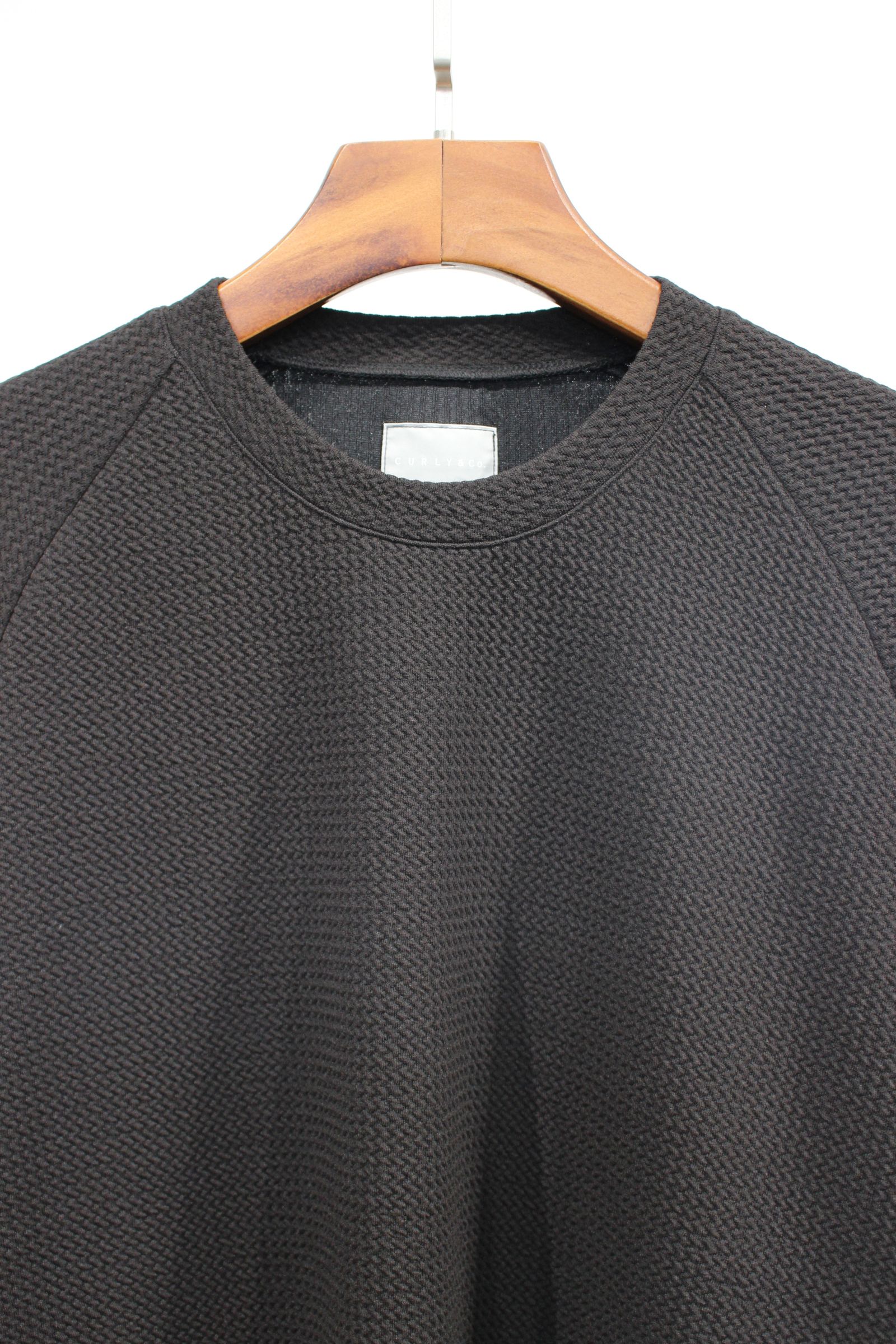 SOFT RIPPLE JERSEY L/S TEE | BLACK | カットソー
