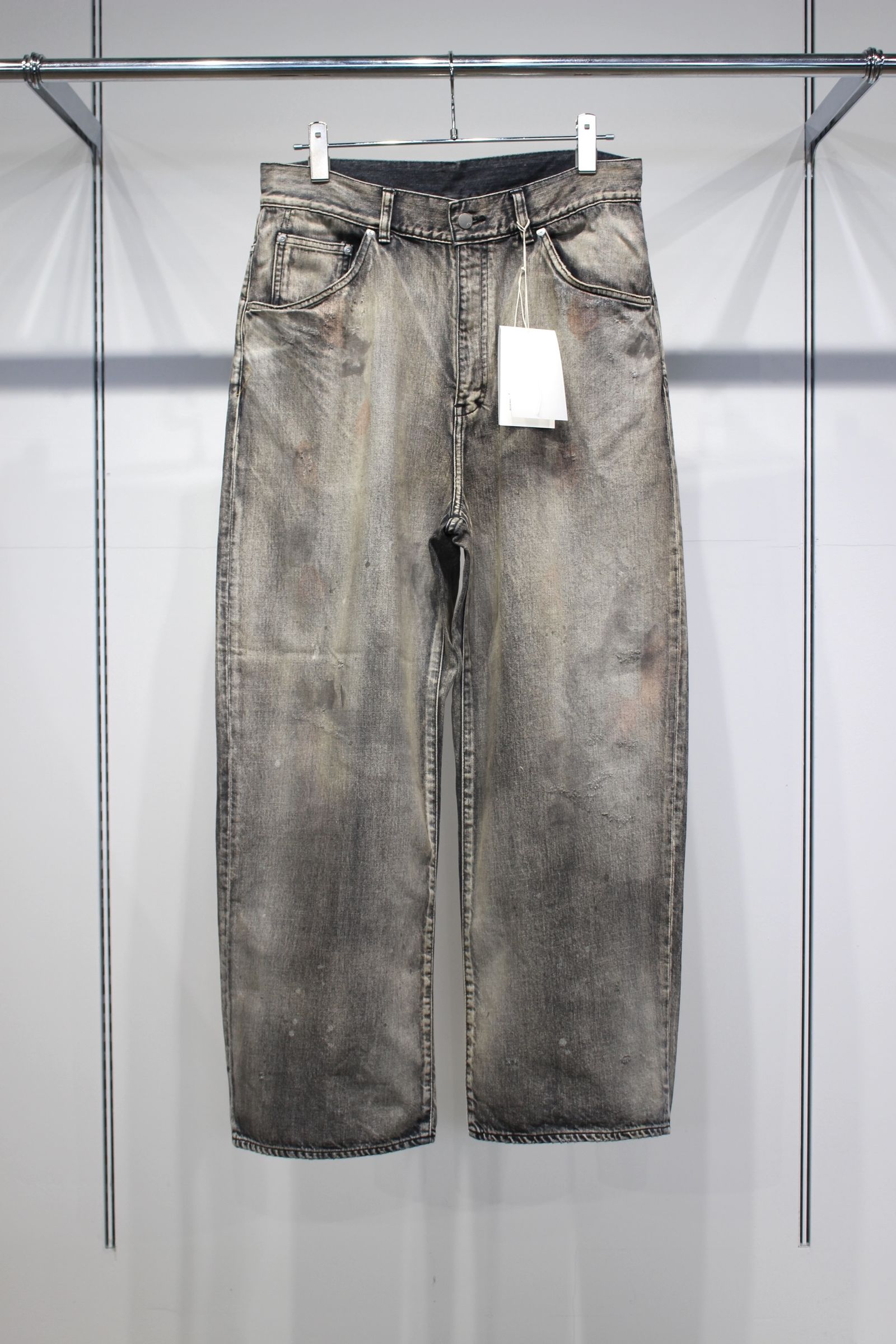 #01 MIDTAPERED 5P DENIM PANTS | BLACK | デニムパンツ