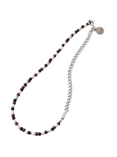 SWITCHING BEADS NECKLACE | WHITE WINE | ネックレス