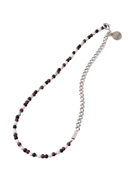 SWITCHING BEADS NECKLACE | WHITE WINE | ネックレス