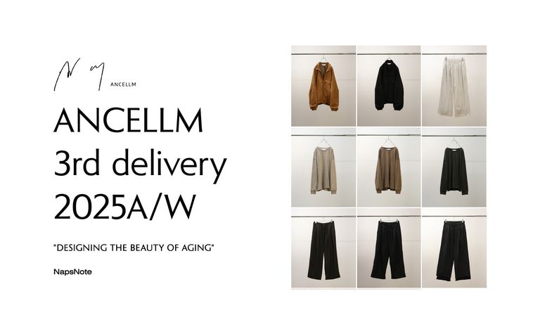 ANCELLM 25AW 3rd delivery