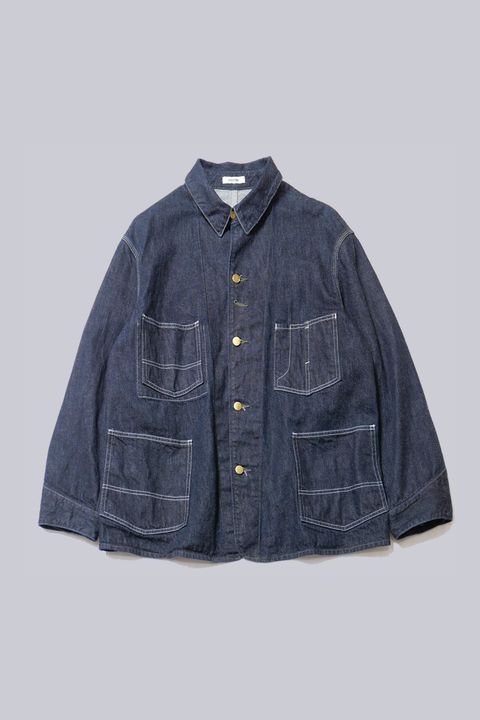 ZIMBABWE COTTON SHUTTLE DENIM 1st HERCULES COVERALL | NAVY | カバーオール