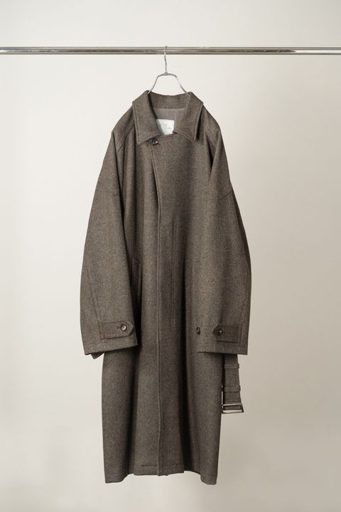 WOOL BLANKET BALMACAAN COAT | D.BROWN | コート