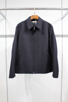 CASHMERE25 HARRINGTON JACKET/NAVY BLACK