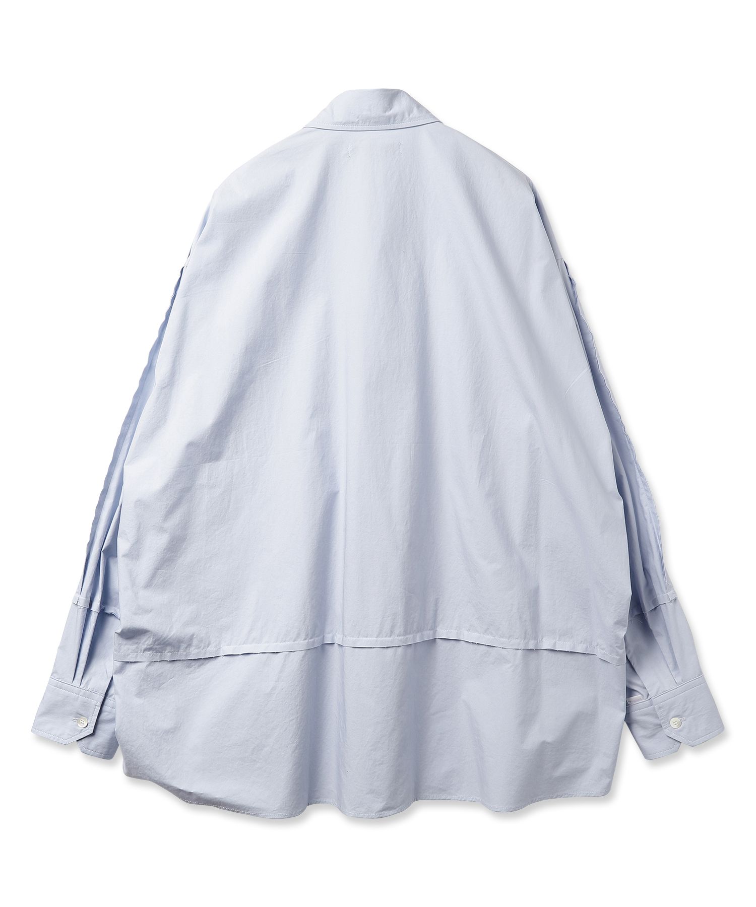 CUTTING OVER SHIRT/シャツ/サックス