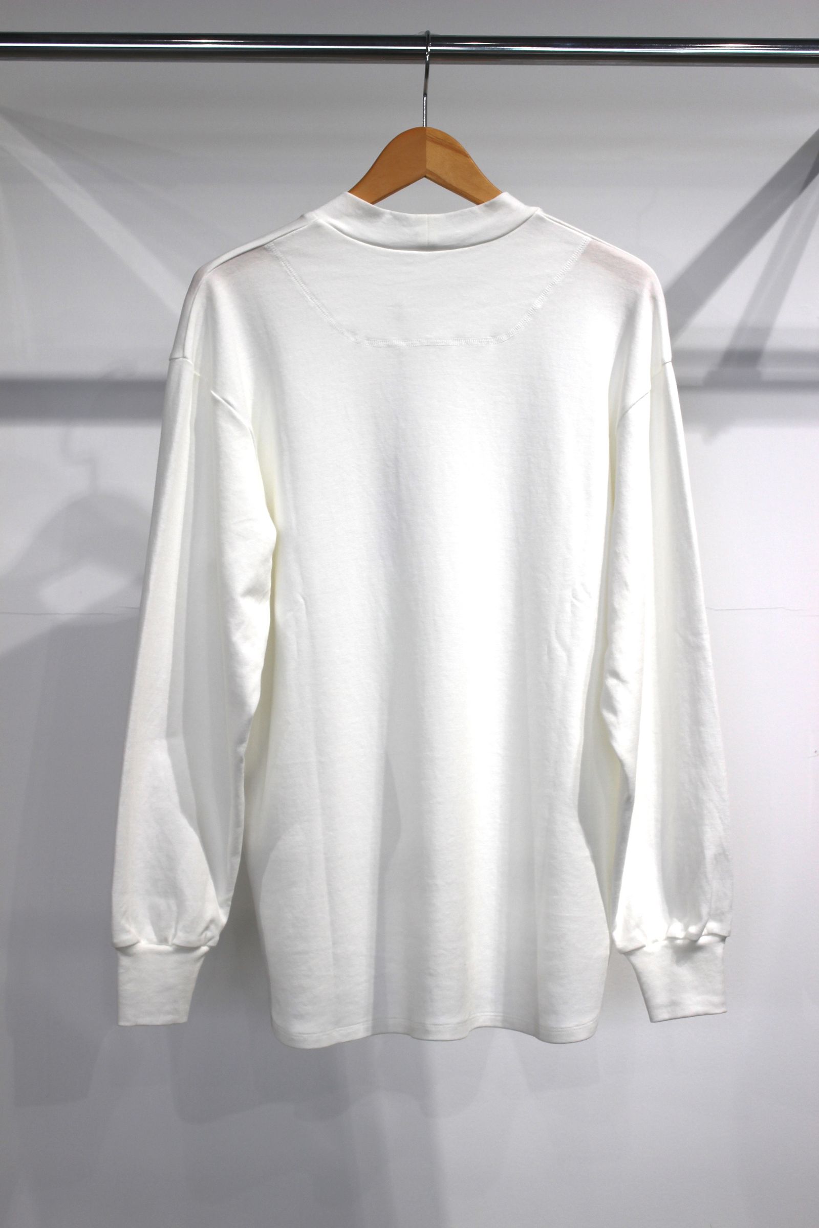 VICTOR L/S MOC TEE | WHITE | カットソー