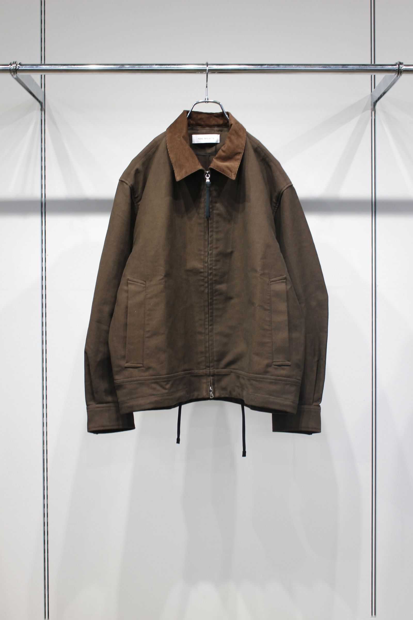 JENS SHORT BLOUSON "moleskin" | KHAKI | ブルゾン