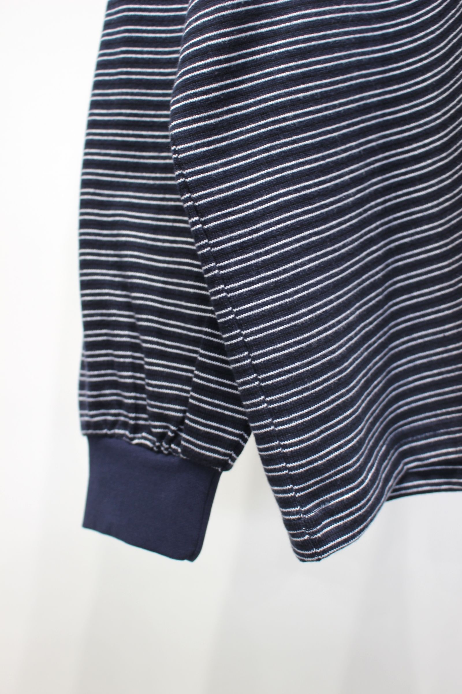 BORDER WIDE L/S T-SHIRT | NAVY | カットソー