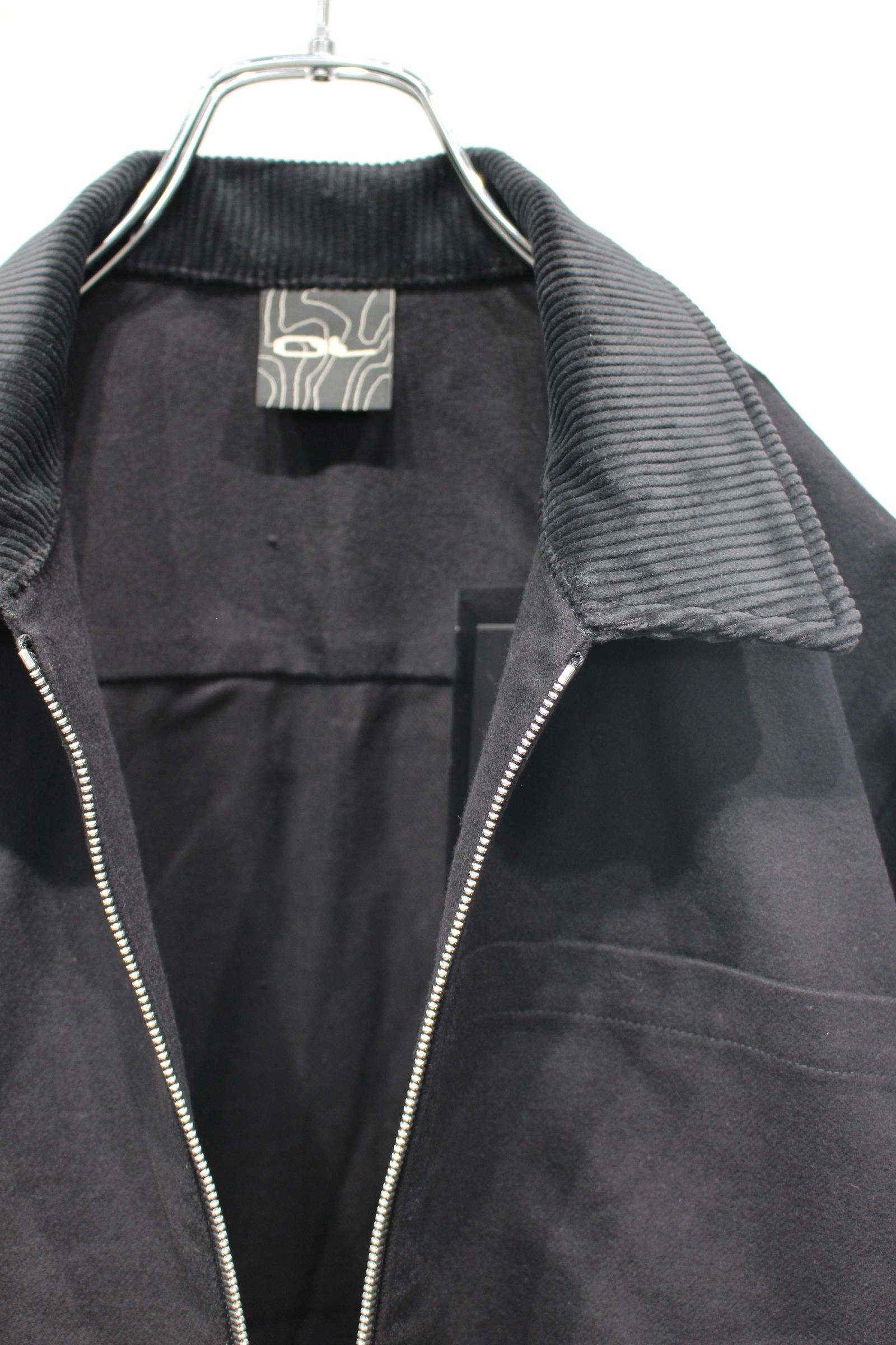 FLANNEL ZIP SHIRT | BLACK | ジップシャツ