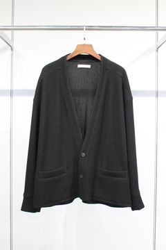 RIPPLE CARDIGAN/BLACK