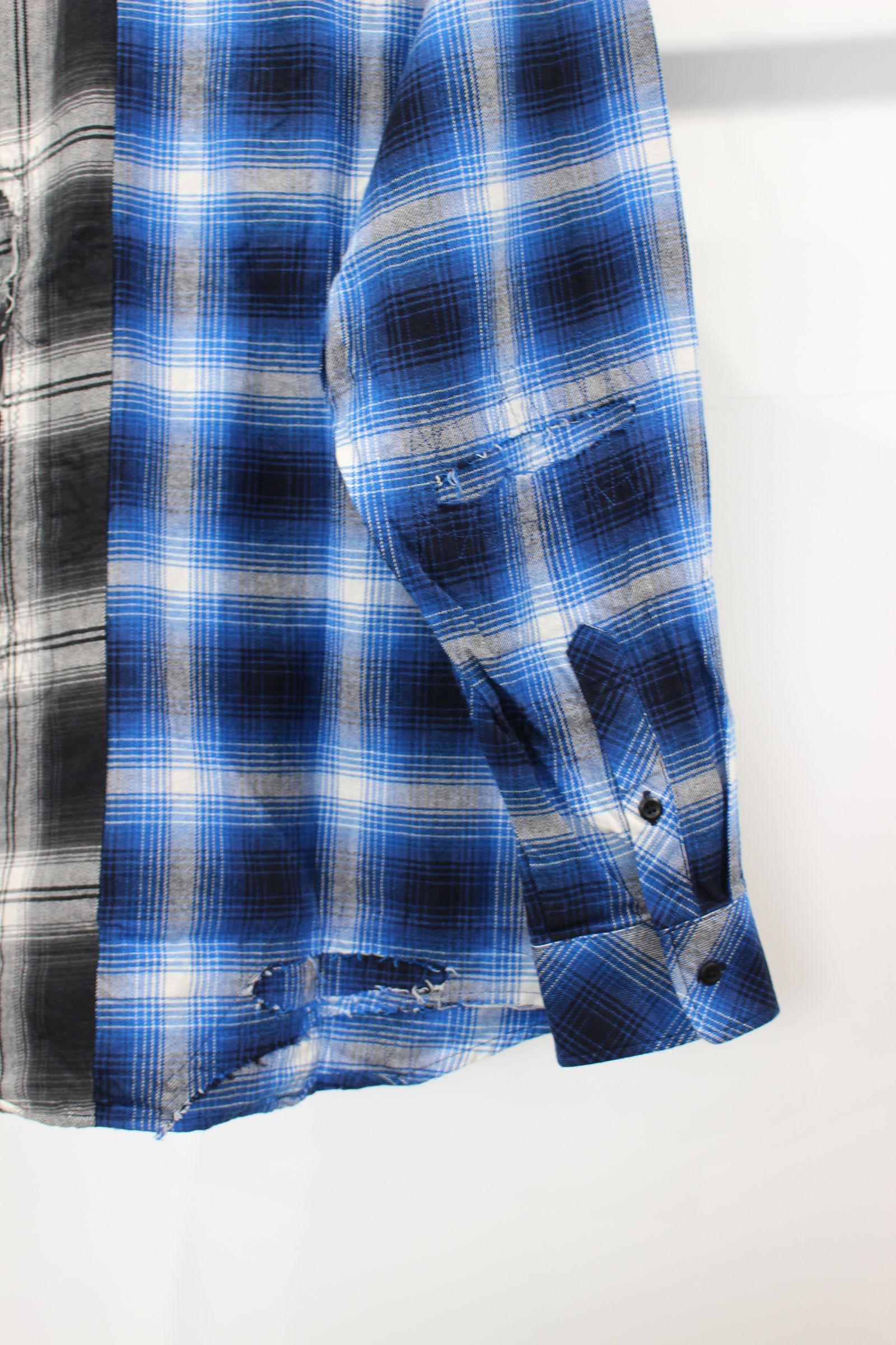 Remake shirt | BLK-BLU | シャツ