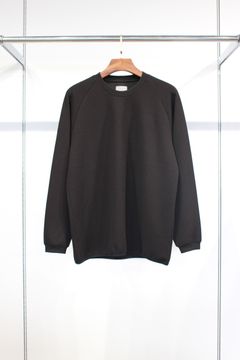 SOFT RIPPLE JERSEY L/S TEE | BLACK | カットソー