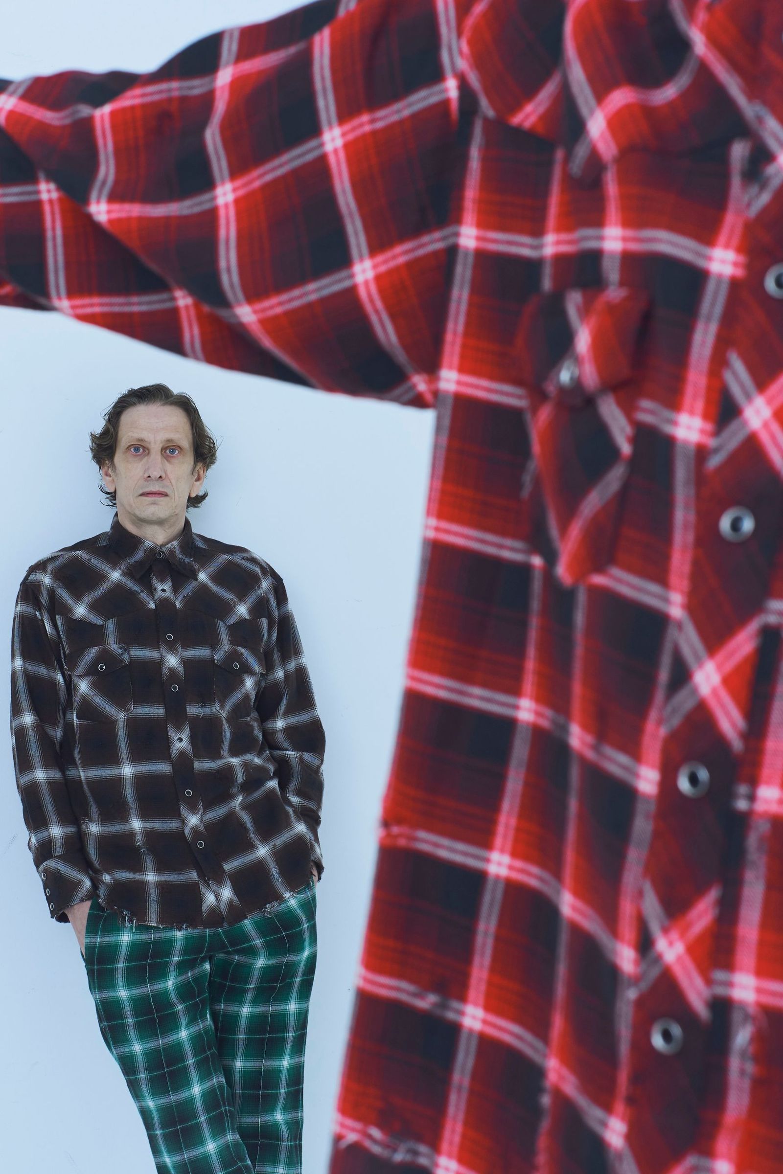 Western shirt | RED | シャツ