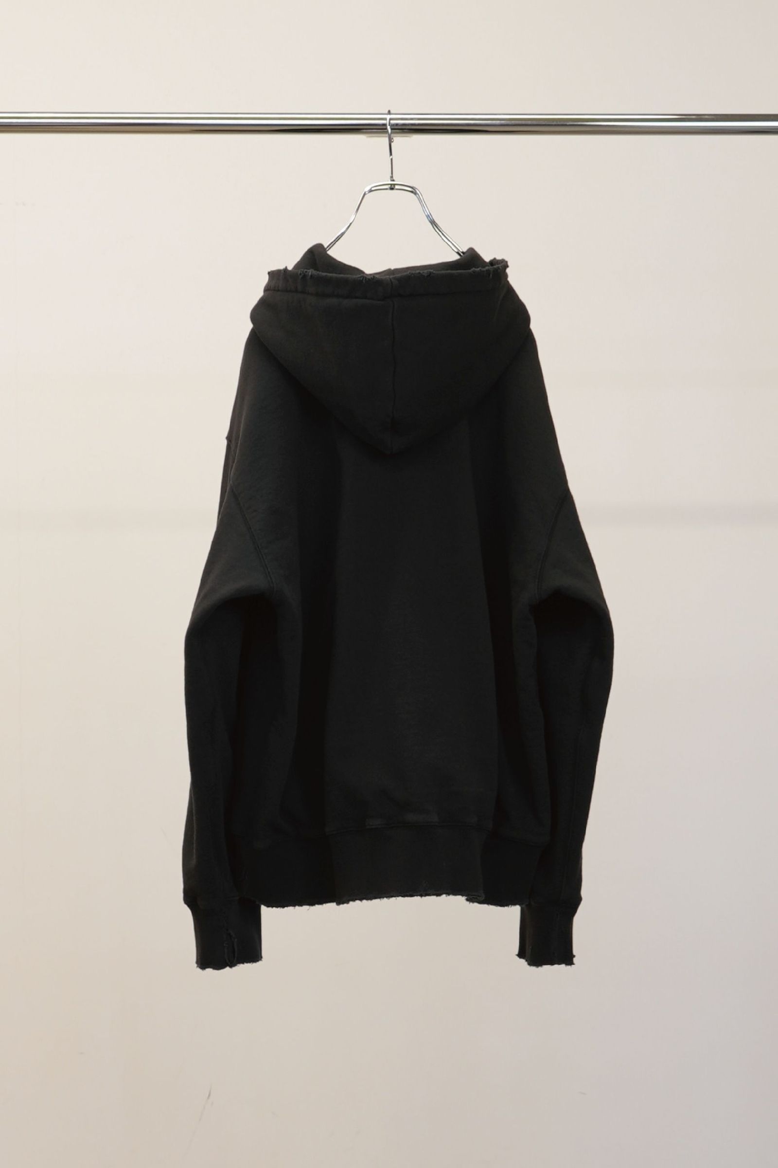 ZIP HOODIE | BLACK | ジップフーディー