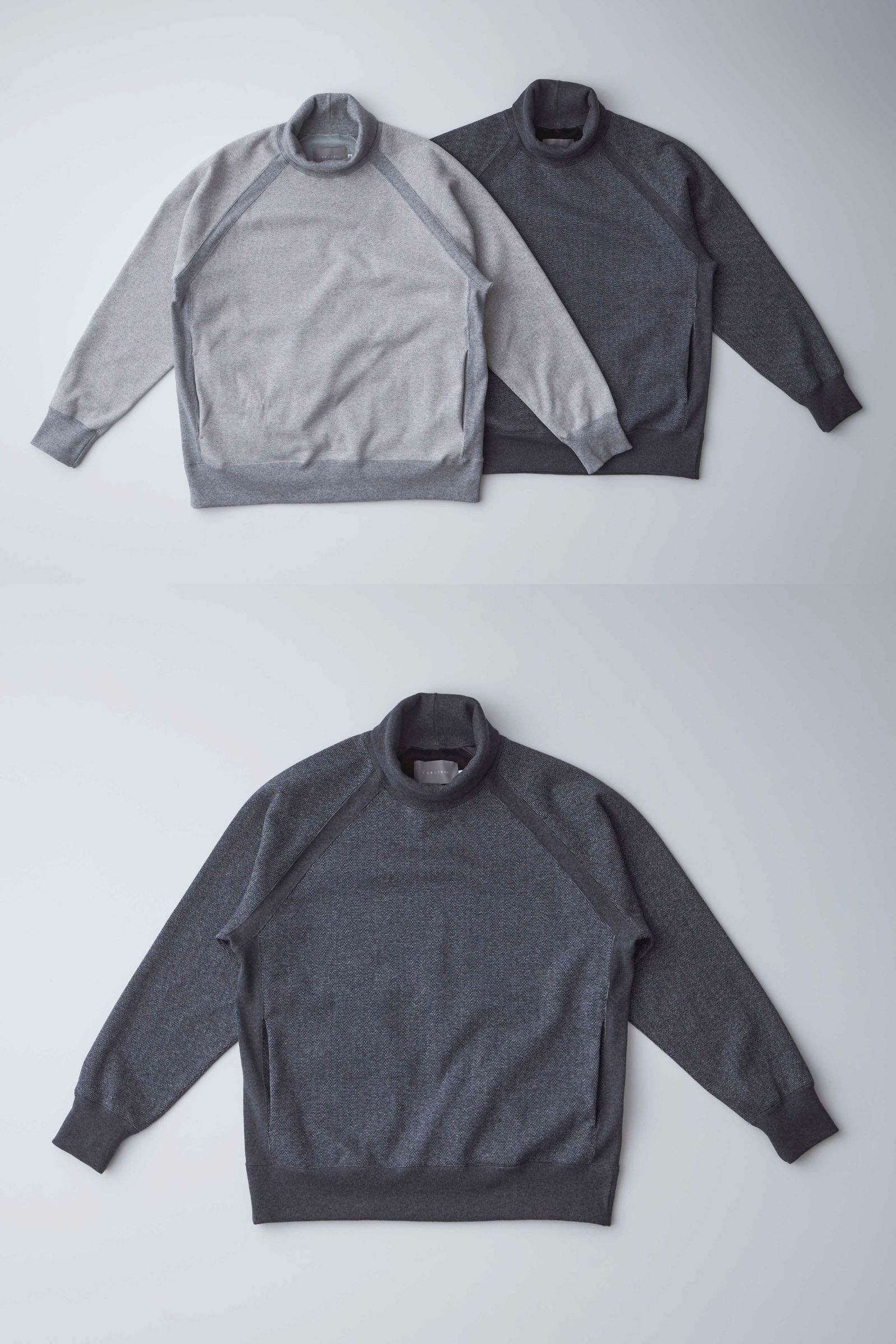 BLANKET TURTLE-NECK P/O/GRAY.H