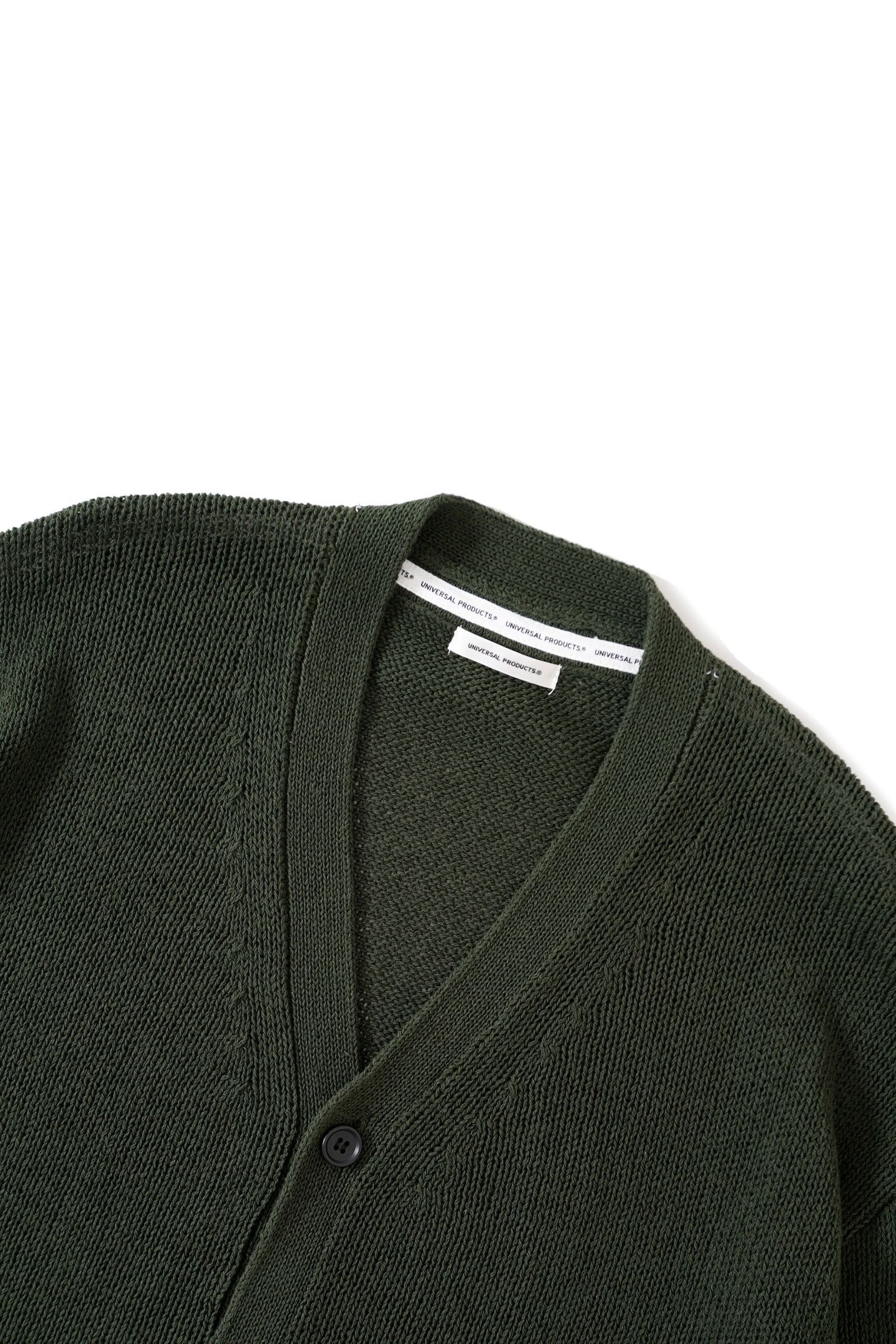 DRY COTTON KNIT CARDIGANE/コットンニットカーディガン