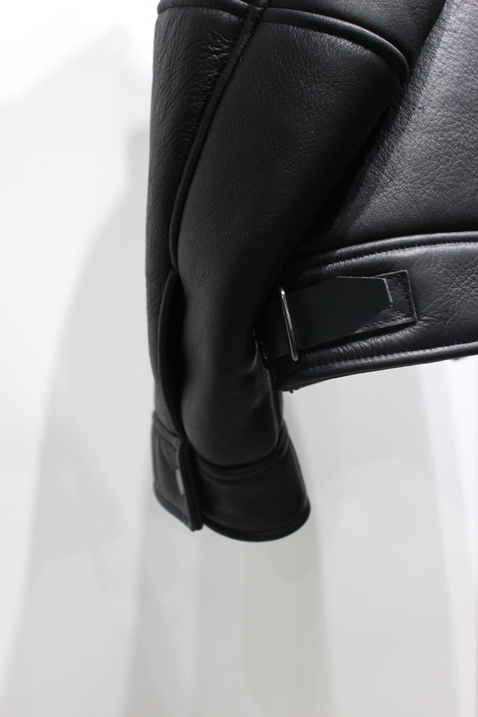 [ラスト1点] MOUTON DOUBLE JACKET | BLACK | ムートンジャケット