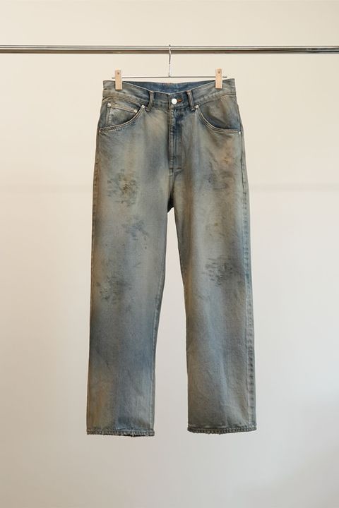 USED STRAIGHT 5P DENIM PANTS | INDIGO | デニム