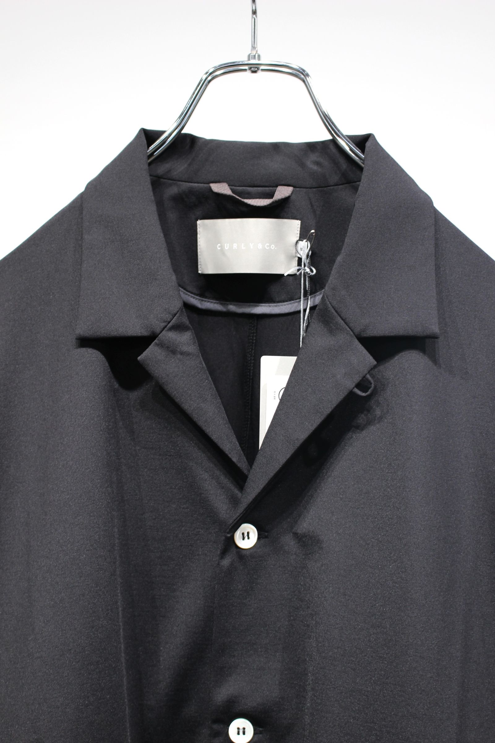 DRY COOL TRICOT SHIRT JACKET | BLACK | シャツジャケット