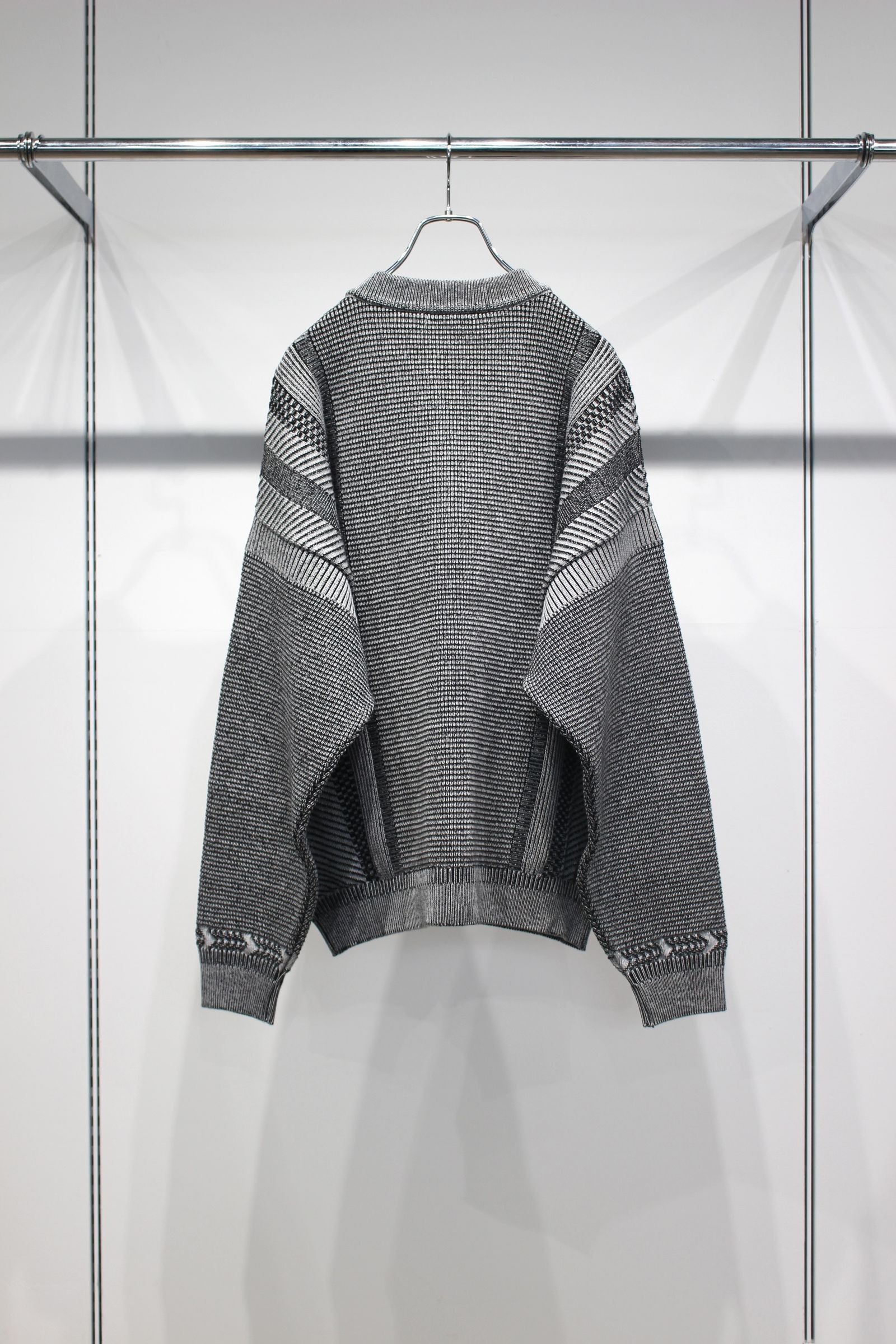 Shinryo Cardigan | MIX-GRAY | ニット