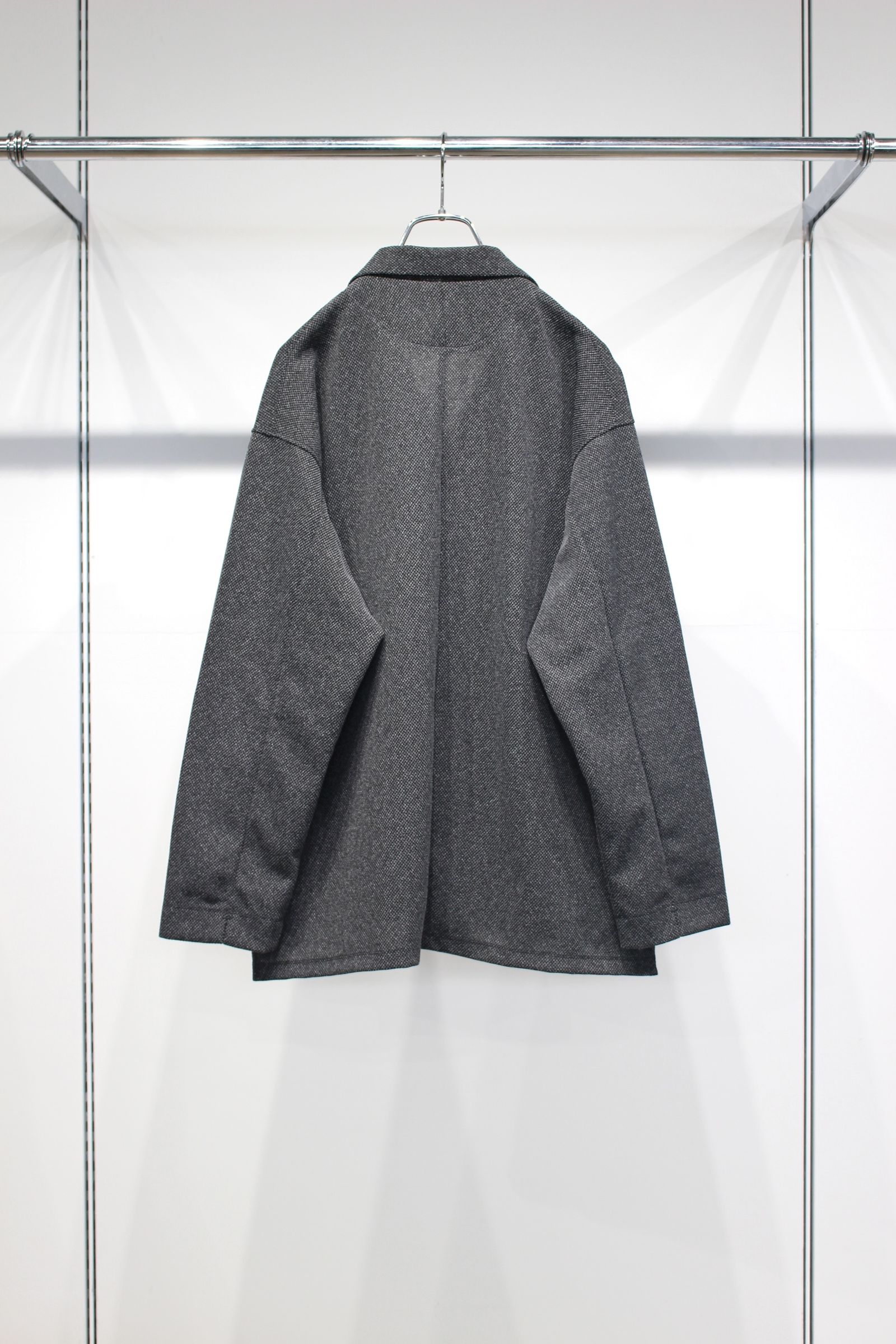 AIR PIQUE SHIRT JACKET | MIX GRAY | シャツジャケット