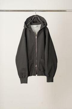 ZIP UP HOODIE | BLACK | ジップフーディー