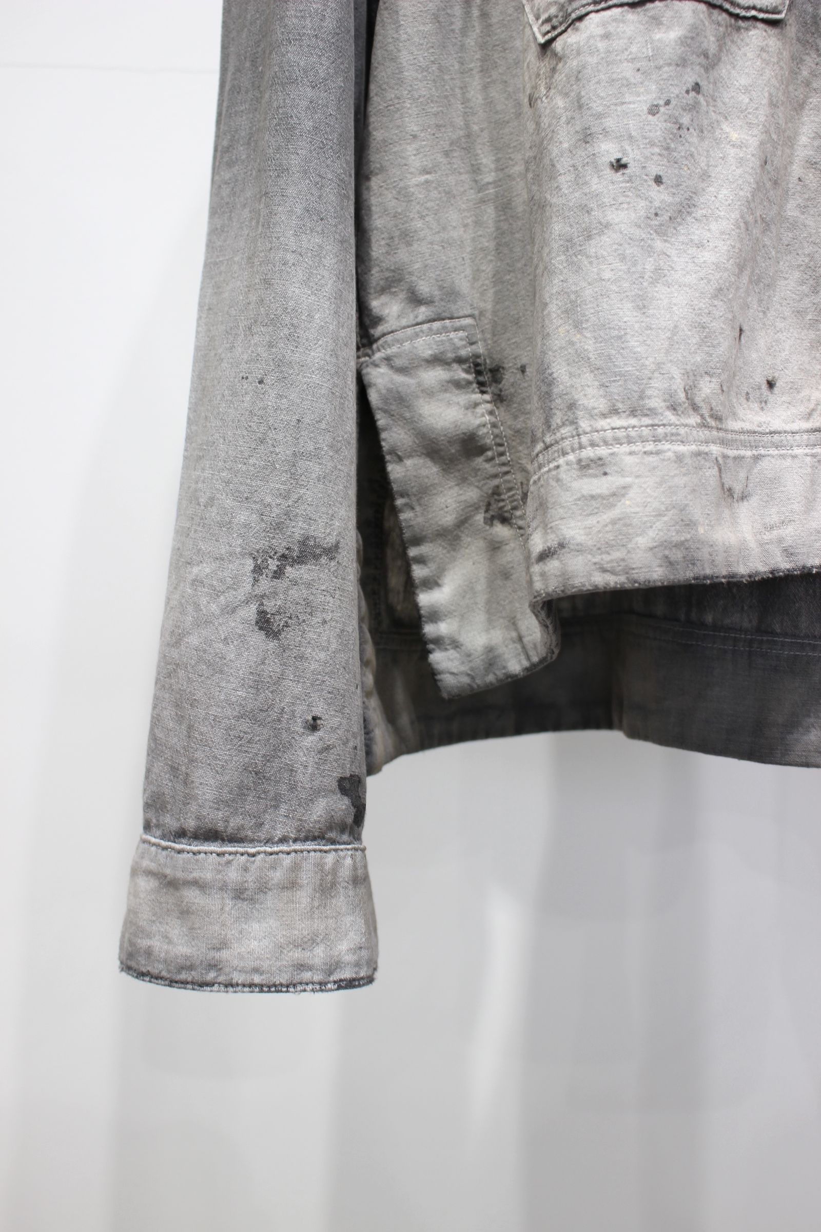 CHAMBRAY SHIRT JACKET | BLACK | シャンブレーシャツジャケット