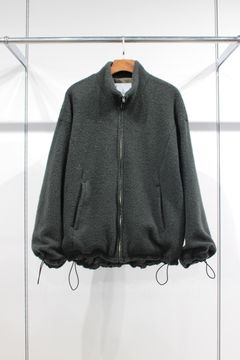BISHU ANGORA PILE JERSEY Reversible Blouson/OLIVE/ボアブルゾン