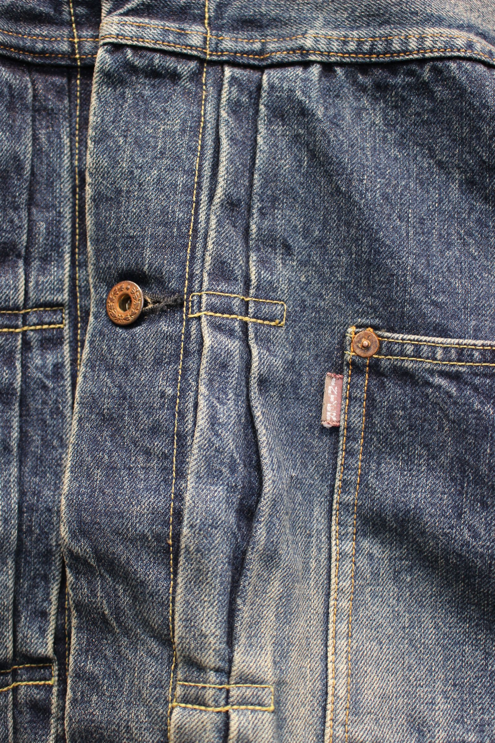 CLASSIC HEAVY KIBATA SHUTTLE HYPER BIG WWII "1ST" DENIM JACKET | C.NAVY | デニムジャケット