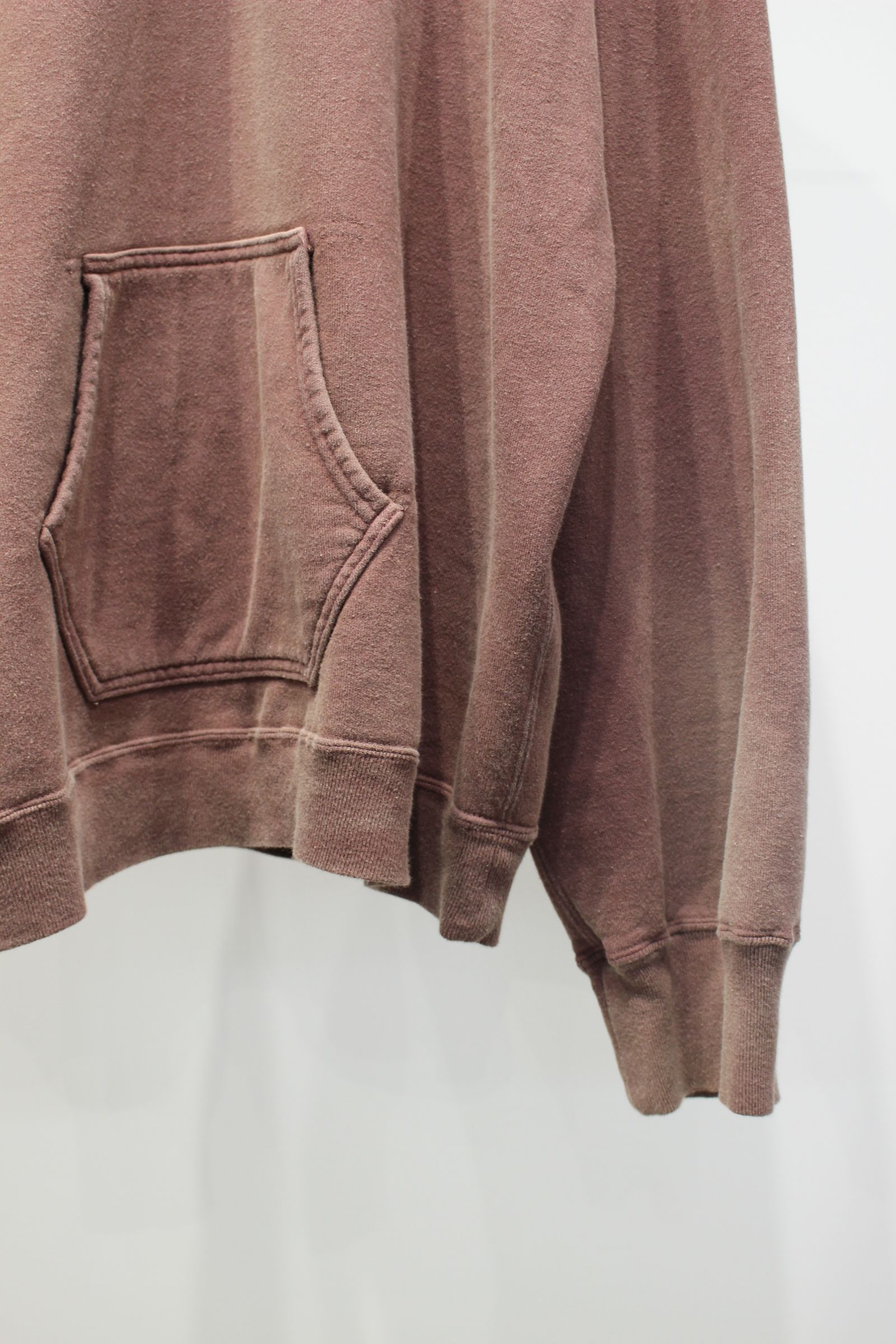 FLEECE-LINED SWEAT HOODIE | MARRON | フーディー