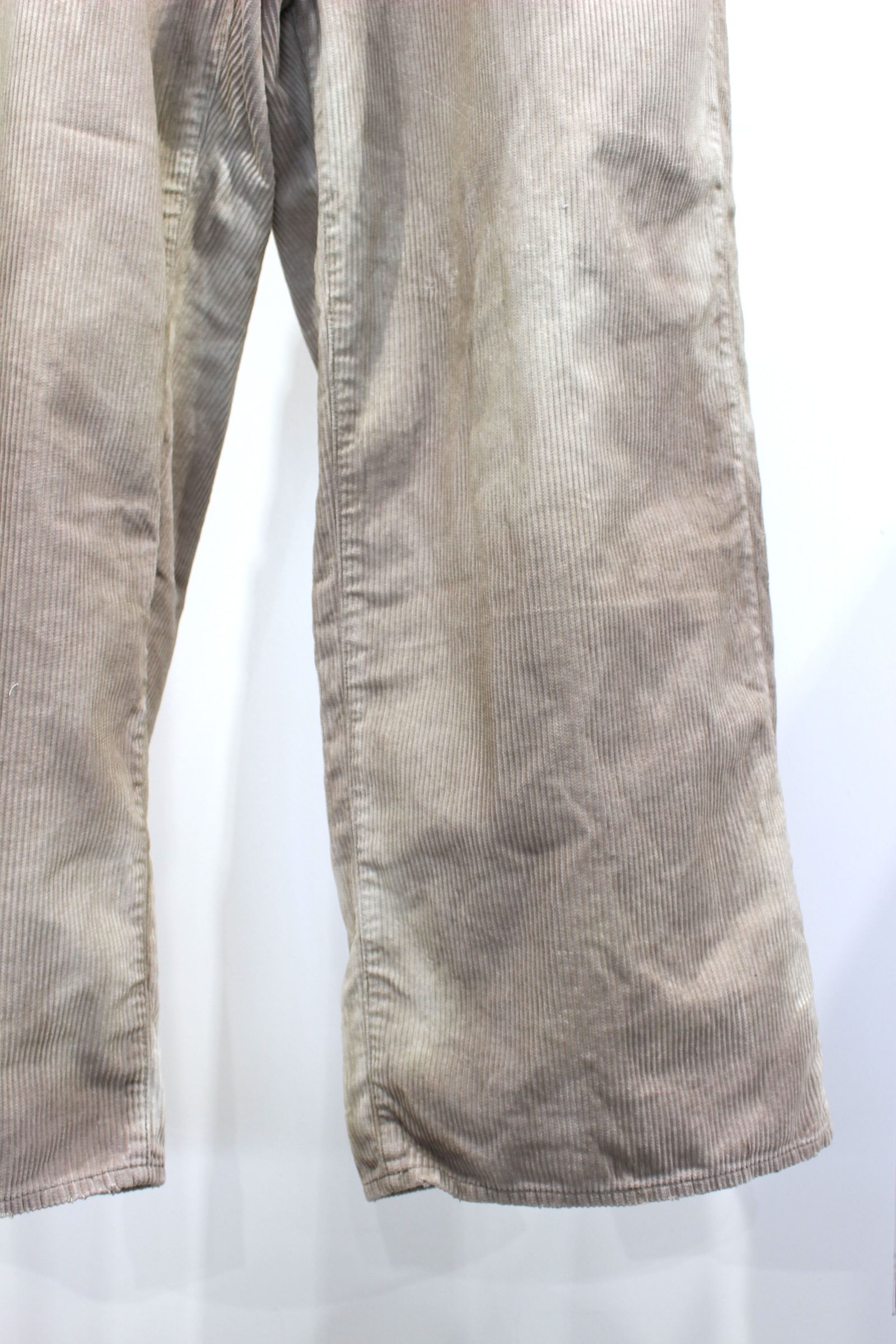 ANCELLM - CORDED VELVETEEN PAINTER PANTS | GRAY | ペインター