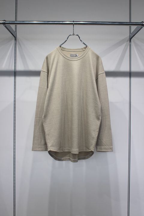 PREMIEREWARM L/S TEE (crew-neck) | SAND | カットソー