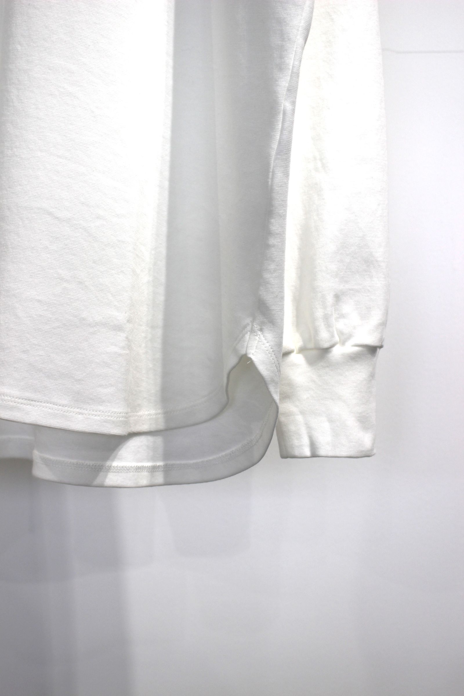 VICTOR L/S MOC TEE | WHITE | カットソー