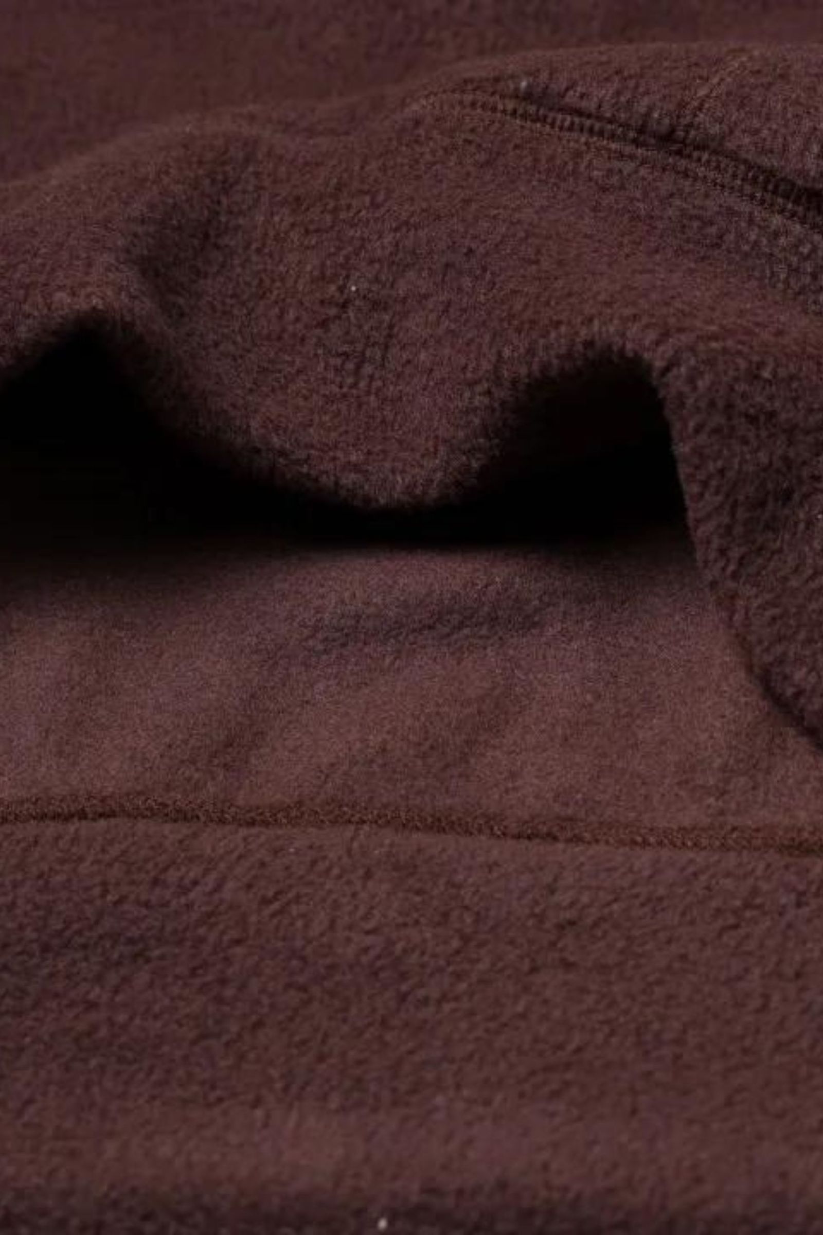 [ラスト1点] SWITCHING FLEECE HALF ZIP L/S | BROWN | フリース